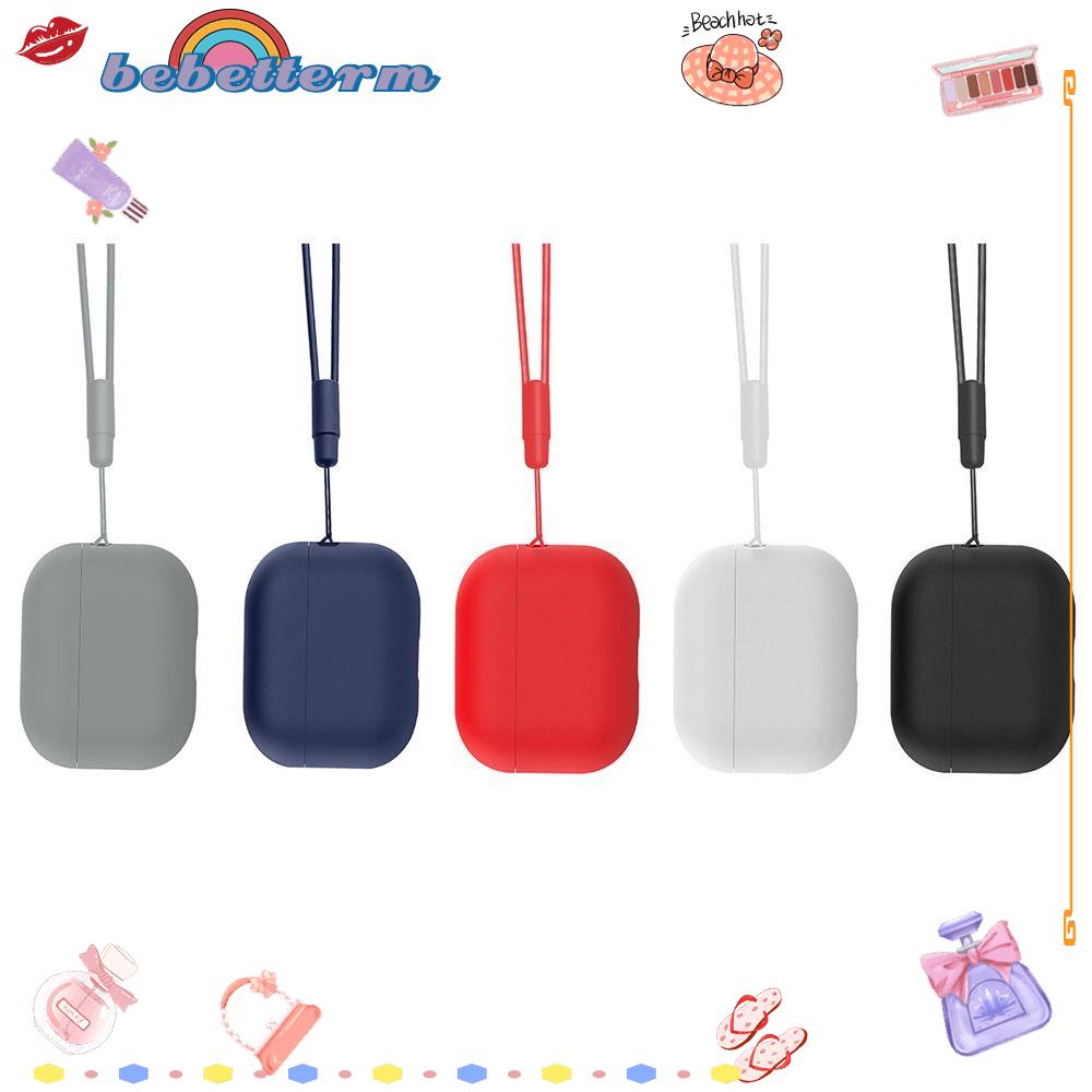 Bộ 2 Vỏ Bảo Vệ Hộp Sạc Tai Nghe Airpods Pro 2 Bằng Silicon Chống Mòn Kèm Dây Đeo Tiện Dụng