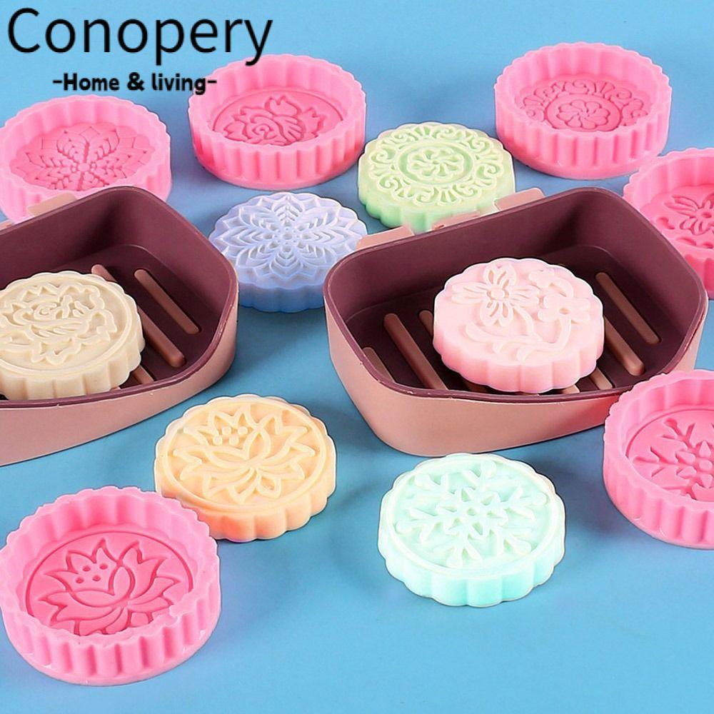 CONOPERY Set 2 Khuôn Làm Bánh Kem / Thạch Rau Câu Có Thể Tái Sử Dụng