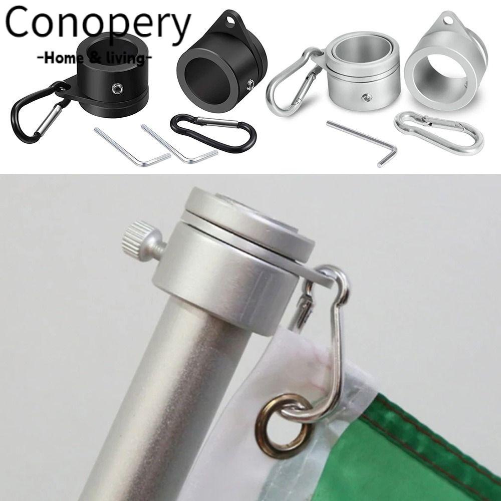 CONOPERY Bộ 2 Vòng Kẹp Hình Lá Cờ 1 inch Tiện Dụng