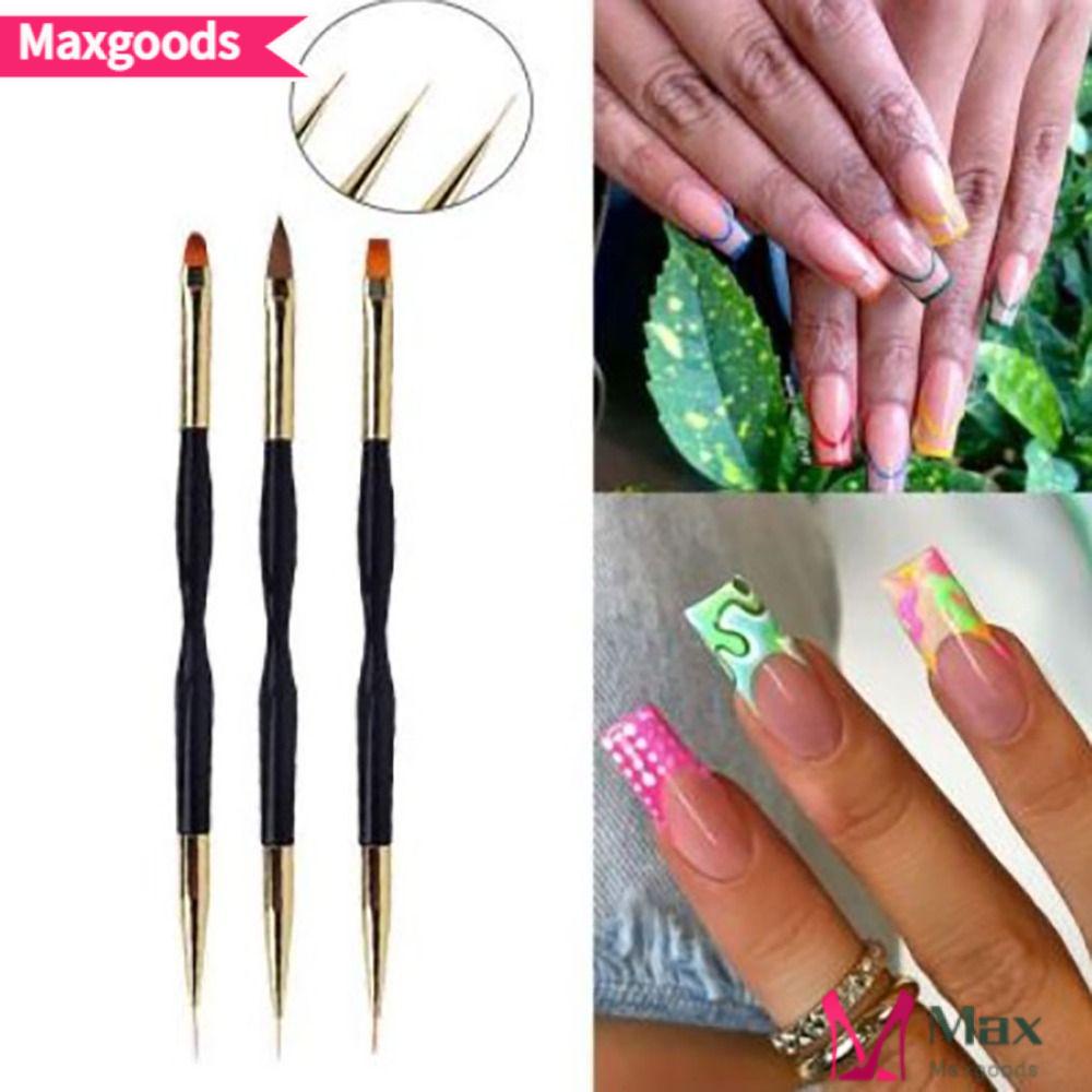 Set 3 Cọ Vẽ Móng Nghệ Thuật Acrylic Thời Trang