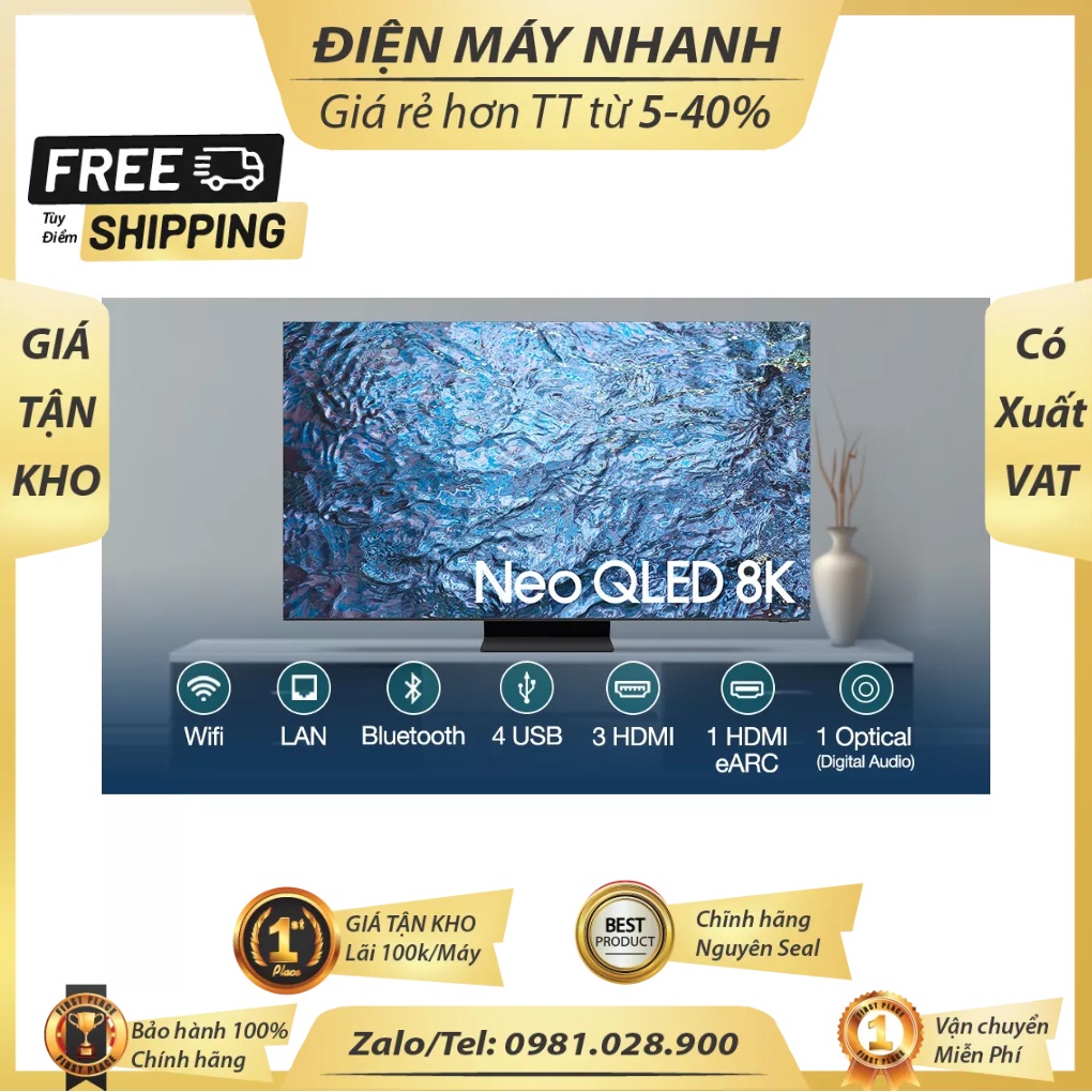 Tivi Samsung Smart Tivi Neo QLED QA85QN900C  Mới 100%