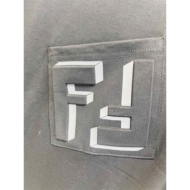 Áo Thun Tay Ngắn Có Túi Họa Tiết Dập Nổi Mới F8E8N88- 23ss