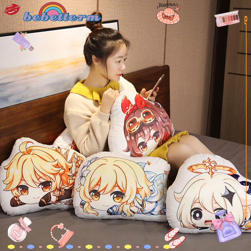 Búp Bê Nhồi Bông 45x35cm Hình Nhân Vật Hoạt Hình Paimon Keli Zhongli Xiao