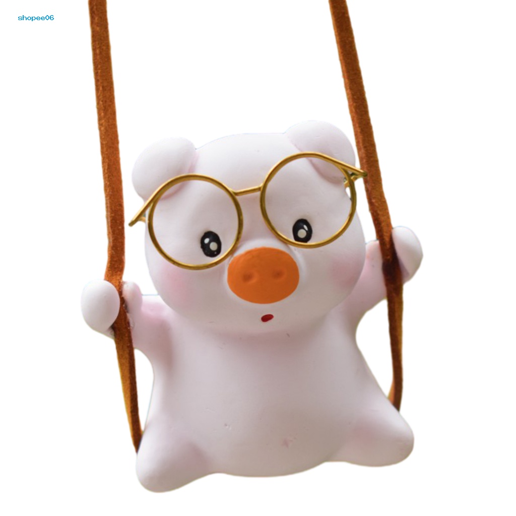 Dây Treo Trang Trí Xe Hơi / Gương Chiếu Hậu Hình Chú Heo Dễ Thương