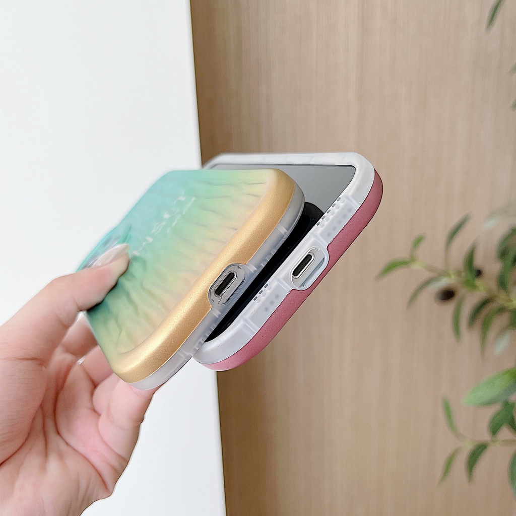 Ốp Điện Thoại TPU Chống Sốc Màu Gradient Cho IPhone 14 13 12 11 Pro Max