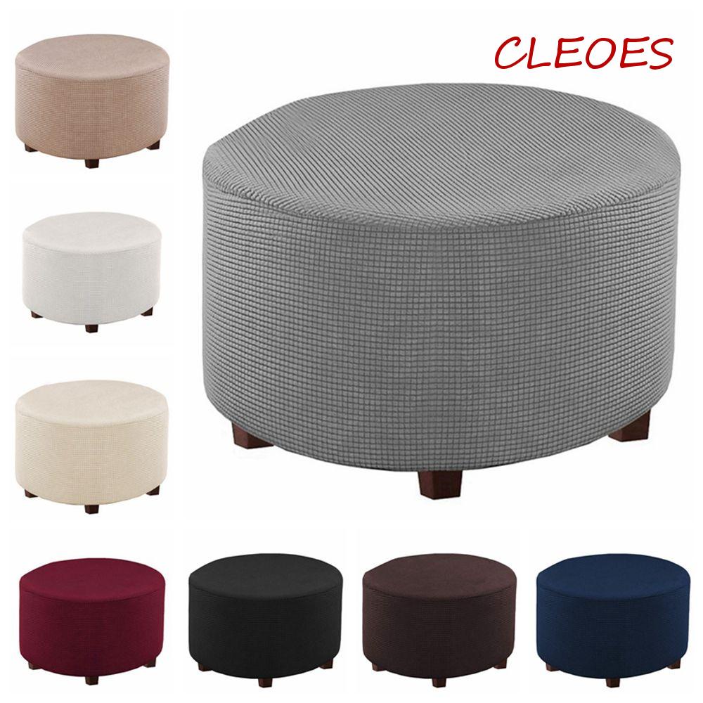 Vỏ Bọc Ghế Đẩu Hình Tròn Co Giãn Giặt Được CLEOES