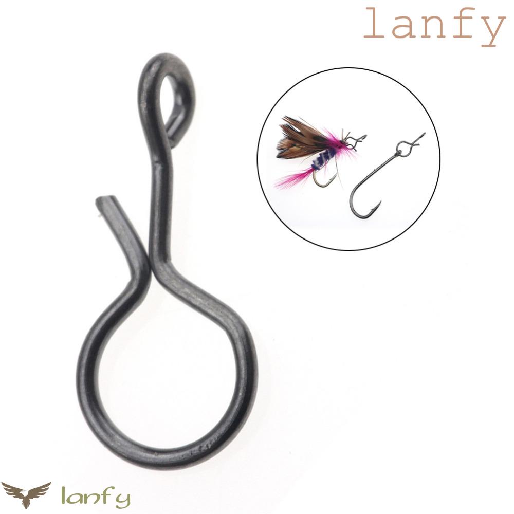 Set 50 Móc Nối Mồi Câu Cá Bằng Thép Carbon Chất Lượng Cao