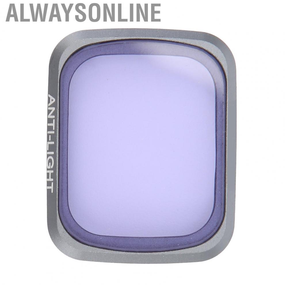 Alwaysonline Light Pollution Reduction Filter  ‑Fouling Lens Filters Water‑Proof Aluminum Alloy and Optical Glass for AIR 2S