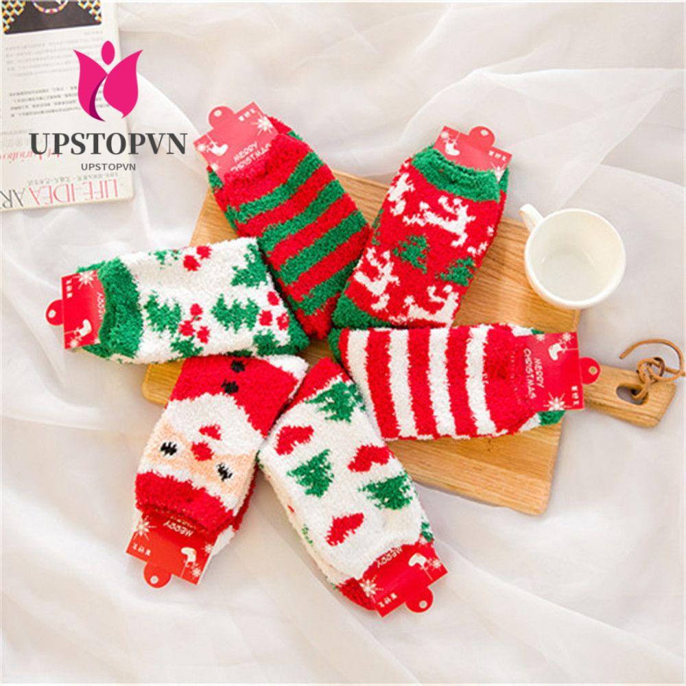 1 Đôi Tất Giáng Sinh Ấm Áp Cho Nữ