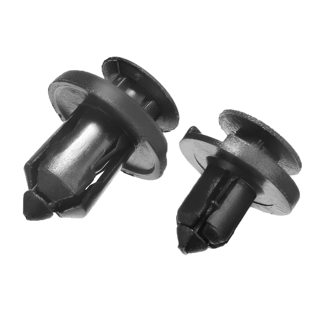 Bộ Đinh VíT NhựA Đen 8MM Cho Xe Hơi - Bộ 50 CáI &amp;amp; Kẹp Chuyên Dụng Dành Cho Honda Civic Accord