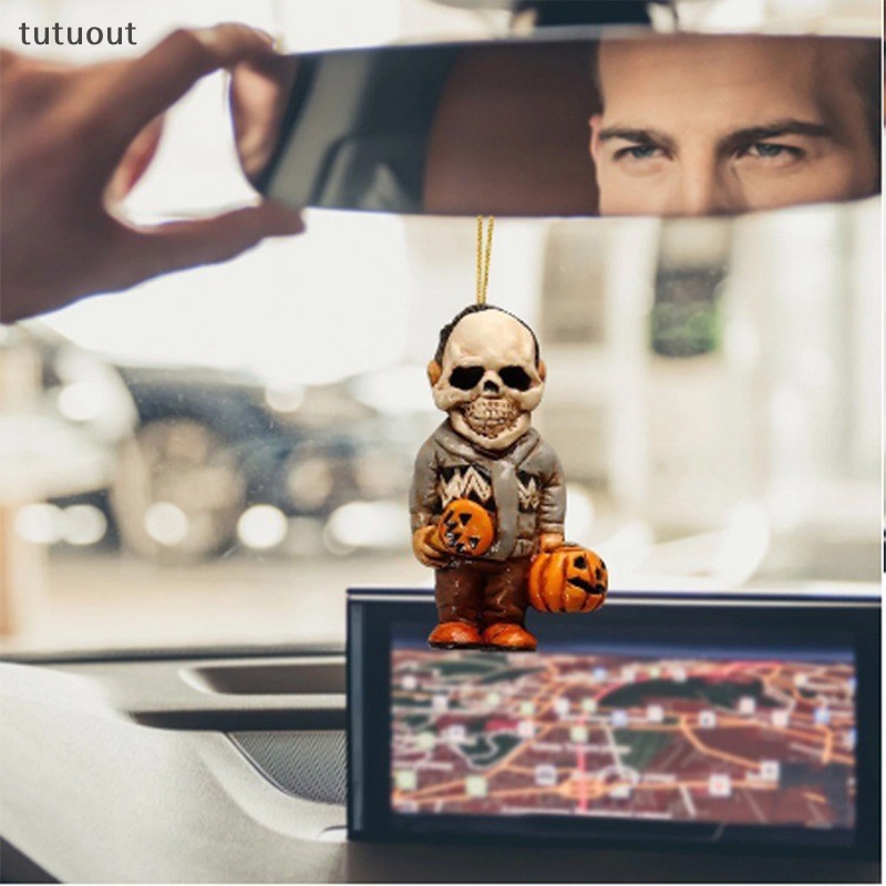 Phụ Kiện Treo Trang Trí Gương Chiếu Hậu Xe Hơi In Hình Anime Dễ Thương