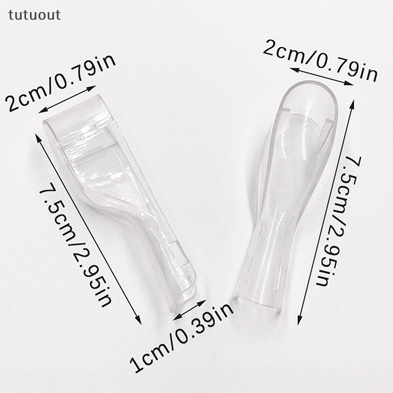 Bộ 4 Đầu Bọc Bảo Vệ Bàn Chải Đánh Răng Điện Bằng Nhựa Tiện Dụng Khi Đi Du Lịch