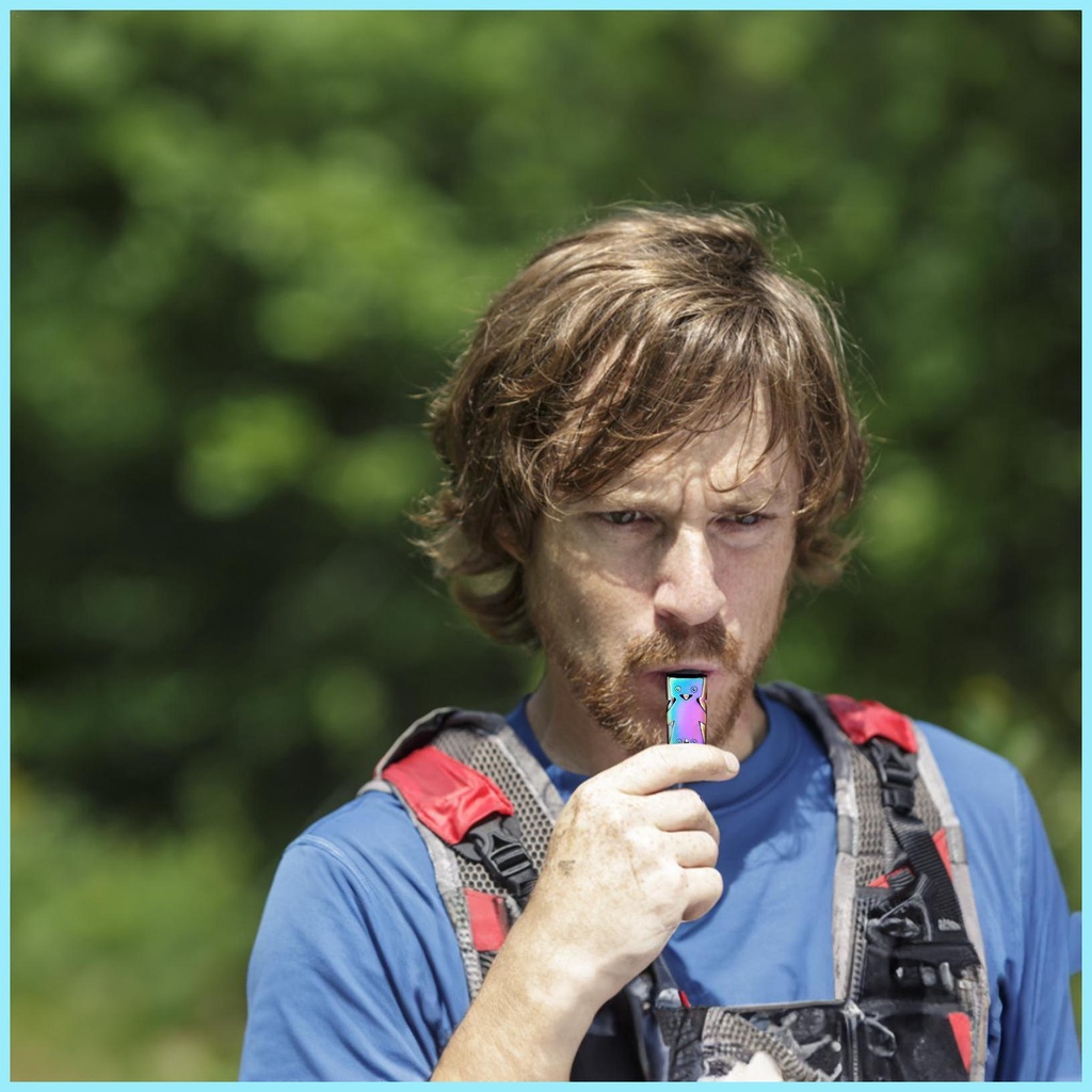 Còi Thổi Đi Cắm Trại / Leo Núi 120Db Bằng Hợp Kim Nhôm An Toàn