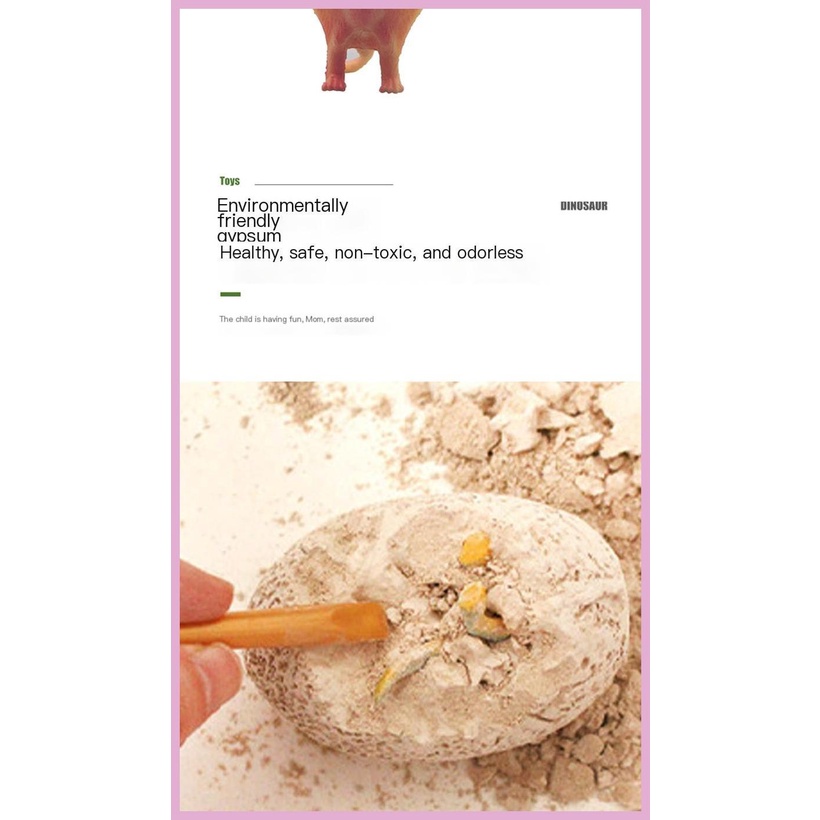 Mô Hình Trứng Khủng Long Đồ Chơi DIY Vui Nhộn Cho Bé