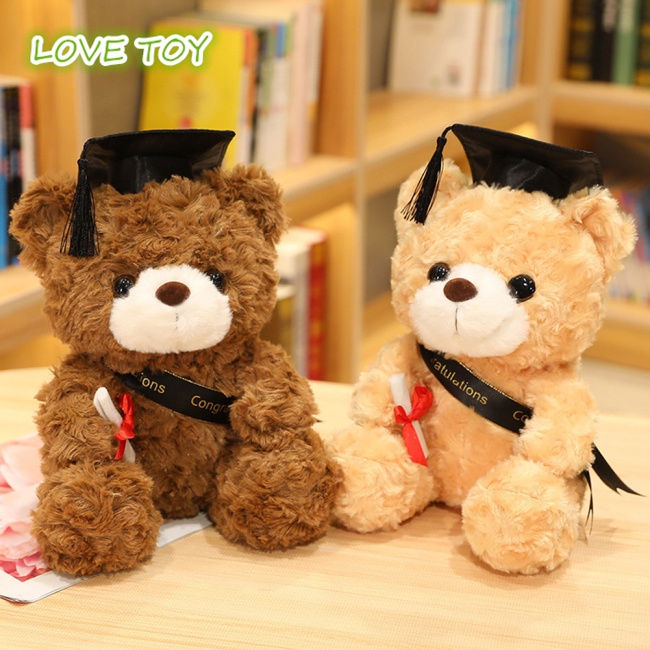 Thú Nhồi Bông Hình Chú Gấu Đội Nón Bác Sĩ Nkodok Dễ Thương Dùng Làm Quà Tặng Sinh Nhật