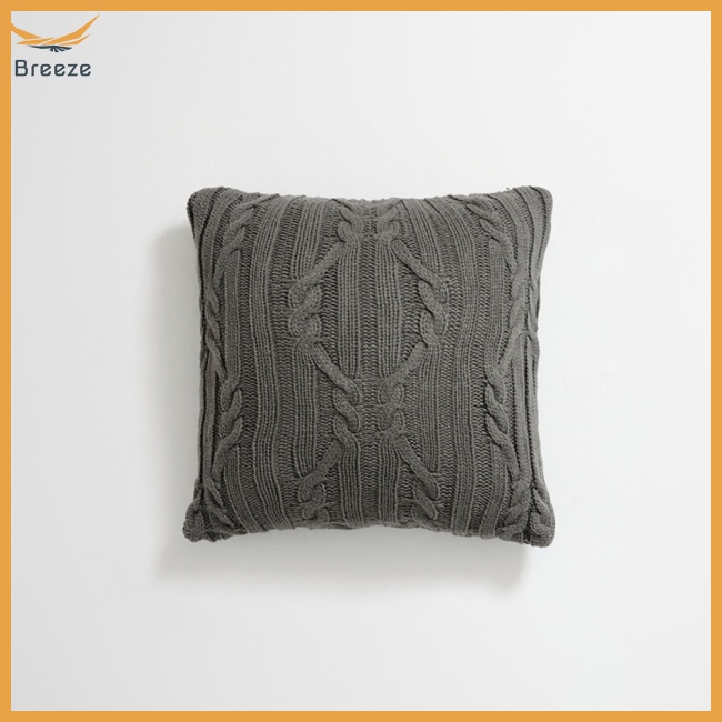 Vỏ Gối Dệt Kim Màu Trơn Trang Trí Phòng Khách / Nông Trại