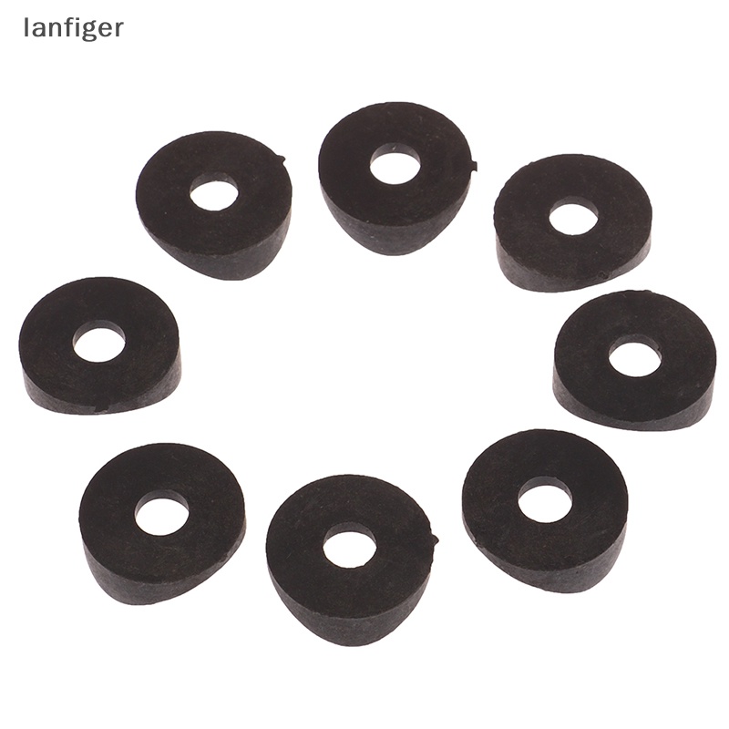 Set 10 Vòng Đệm Bảo Vệ Lỗ Thoát Nước Chống Bụi Bằng Nhựa Màu Đen 19mm * M6 25mm * M8 16mm * M6 19mm * M8