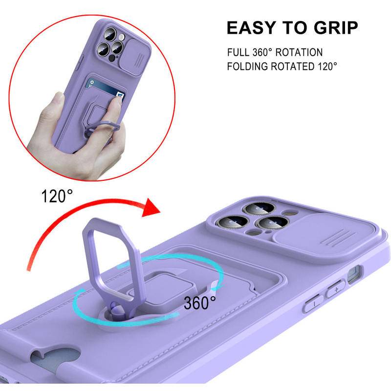 Ốp Điện Thoại Silicon TPU Dạng Ví Chống Sốc Có Ngăn Đựng Thẻ Cho iPhone 14 13 12 Pro Max 14 Plus 14 13 12 Pro 14Plus