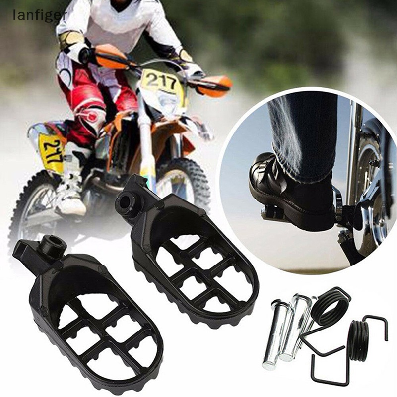 Set 2 Bàn Đạp Gác Chân Bằng Nhôm Cho Xe Mô Tô