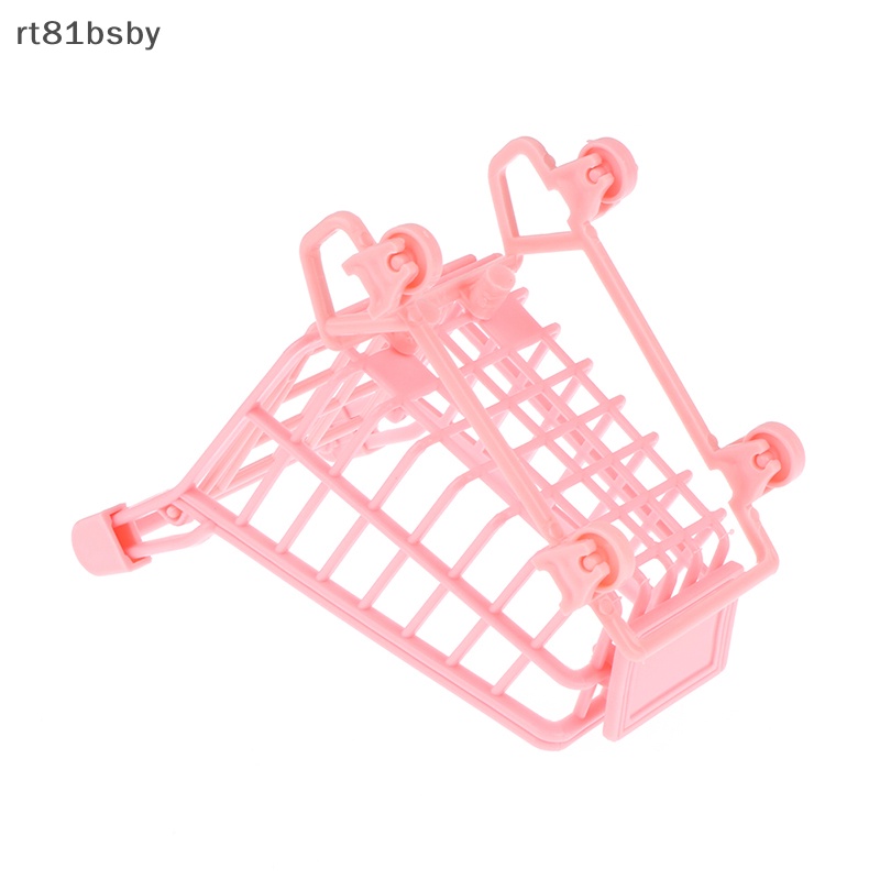 Mô Hình Xe Đẩy Mua Sắm Mini Tỉ Lệ 1: 12 Trang Trí Nhà Búp Bê