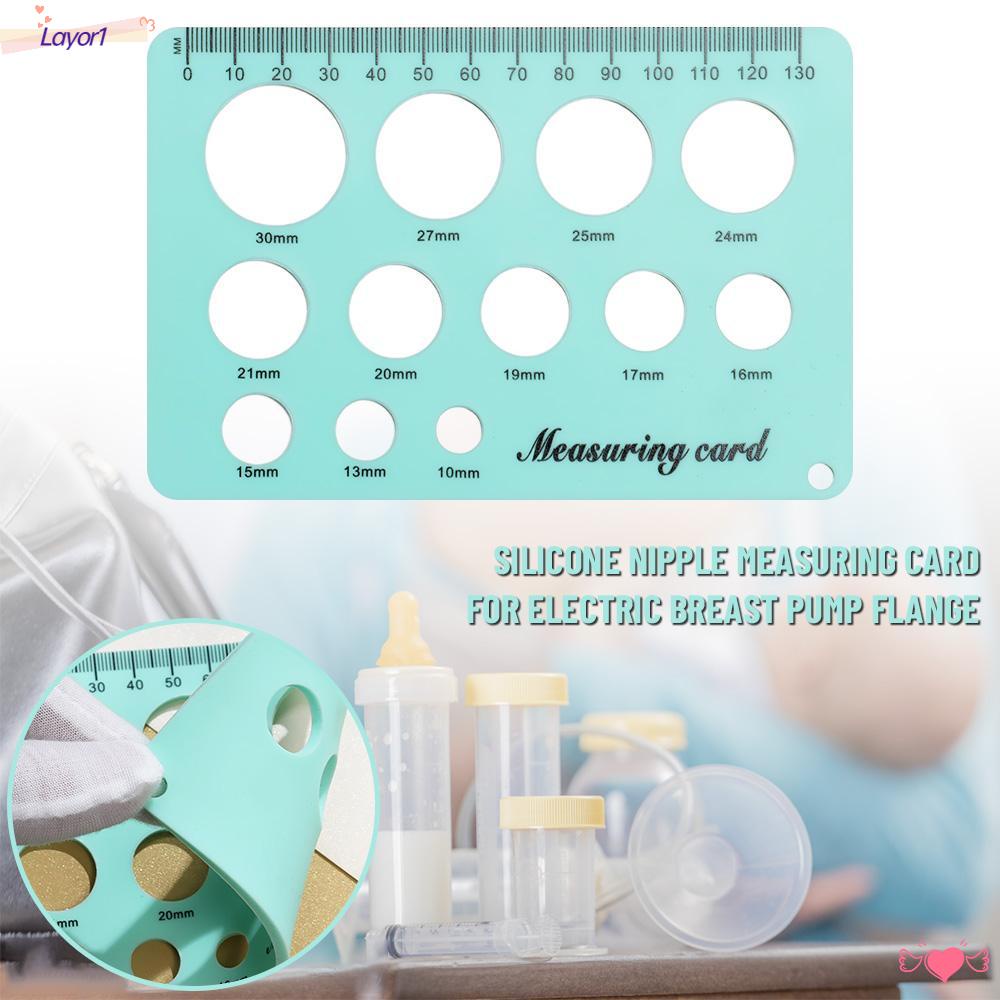 Thước Đo Núm Vú Bằng Silicon Mềm Nhỏ Gọn LAYOR1