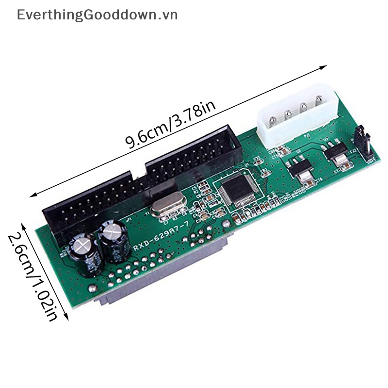 Đầu Chuyển Đổi Sata Sang IDE Cho Ổ Cứng HDD CD DVD-ROM 22Pin 2.5 &quot;3.5&quot; Serial ATA Sang 40pin