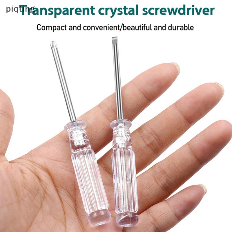 Tuốc Nơ Vít Piqt Mini Có Rãnh / Chữ Thập 3mm Dùng Để Sửa Chữa Điện Thoại / Laptop