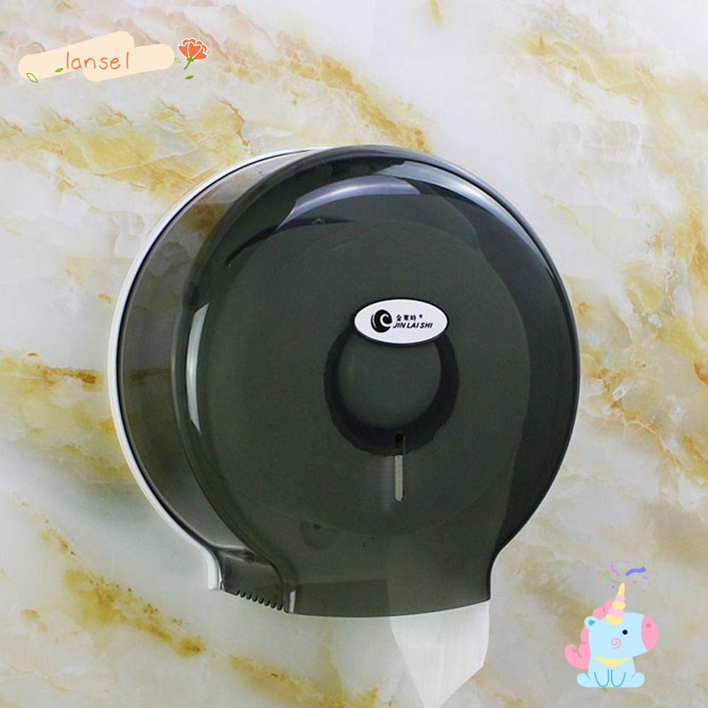 LANSEL Giá Đỡ Cuộn Giấy Vệ Sinh Ba Ngăn Bằng Nhựa Gấp Ba Được / Chữ C Màu Đen Tiện Lợi Dành Cho Phòng Tắm / Nhà Bếp