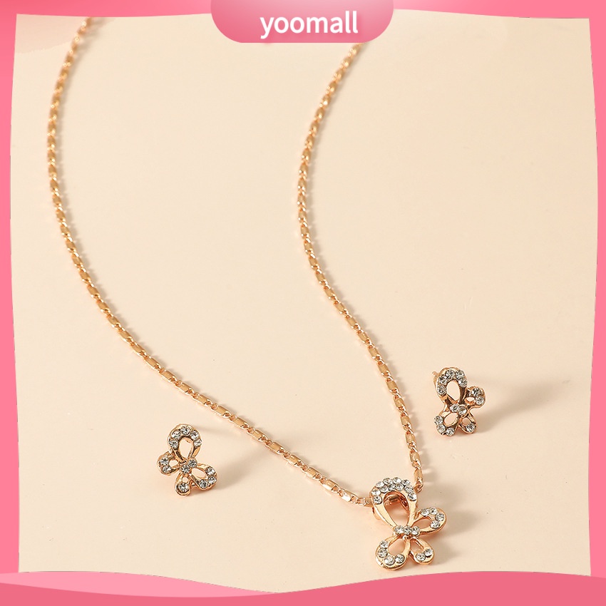 Bộ Vòng cổ + Bông Tai Thời Trang