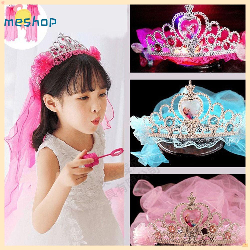 ME Đèn Led Phát Sáng Cho Tôi|Khăn Choàng Cổ 4 Màu|Vương Miện Công Chúa Phát Sáng