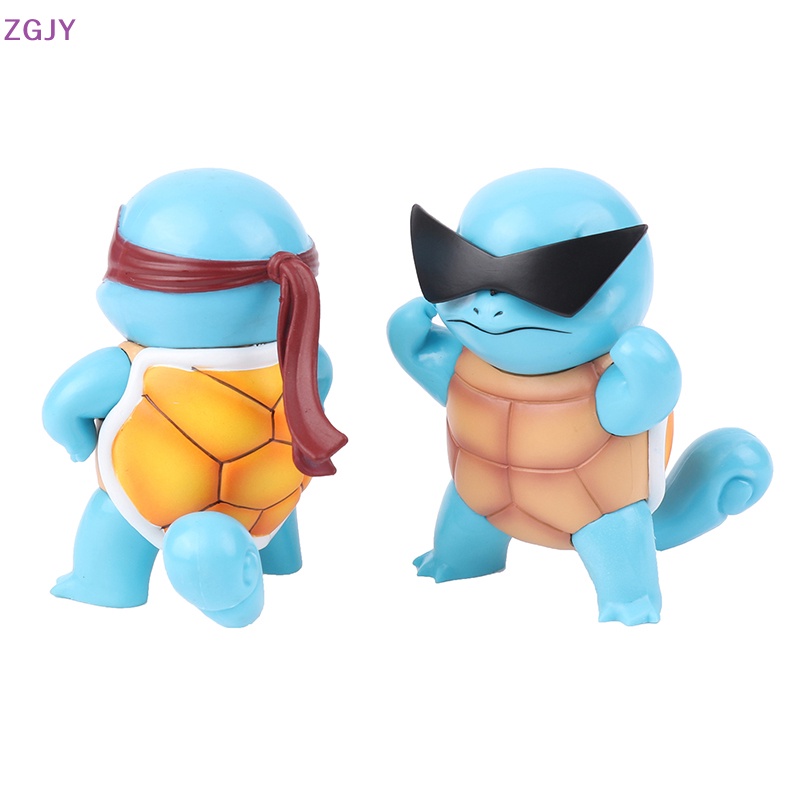 Đồ trang trí Nhân Vật Squirtle Hoạt Hình Kawaii Bằng Pvc Mới
