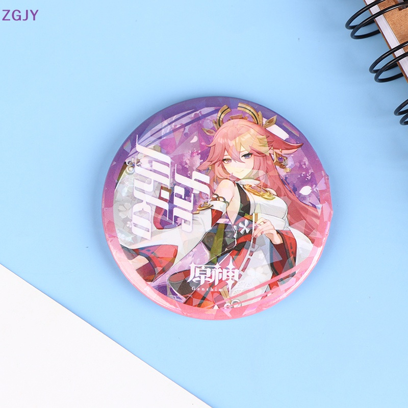 Huy Hiệu Cài Áo Hóa Trang Nhân Vật ZGJY Genshin Va Chạm ZHONGLI KAZUHA HUTAO KLEE NAHIDA XIAO DILUC Mới