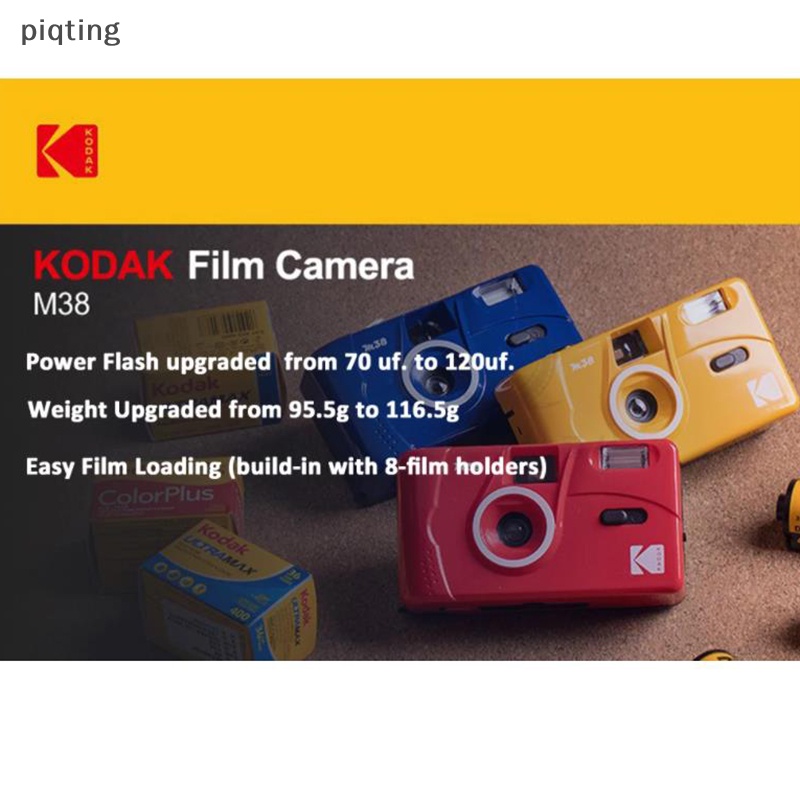 Máy Ảnh Phim Cổ Điển M35 35mm Có Thể Tái Sử Dụng Piqt NEW - Kodak
