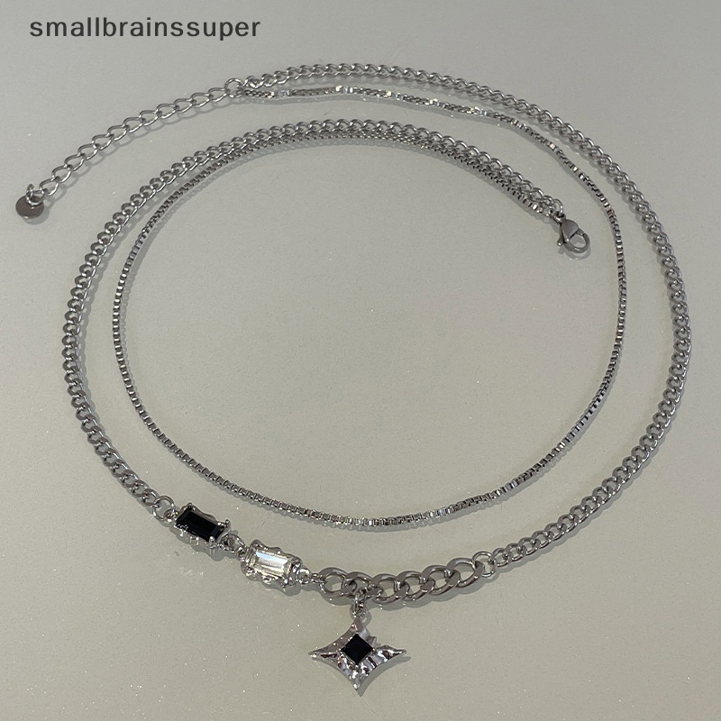 Vòng cổ Hai Lớp Mặt Hình Ngôi Sao Thời Trang Dành Cho Nam Nữ Y2K SBS