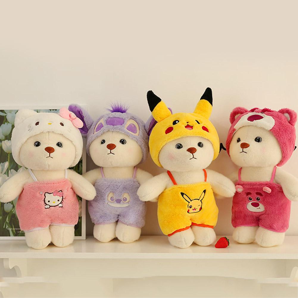 Thú Nhồi Bông Hình Gấu / Pikachu Dễ Thương Cho Bé D7V2