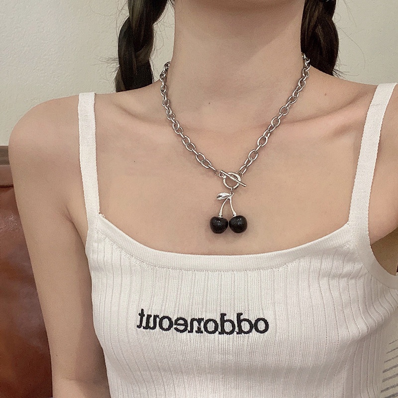 Vòng cổ Mặt Nơ / Trái Tim Dát Đá Zircon Dễ Thương Thời Trang Phù Hợp Cho Nữ