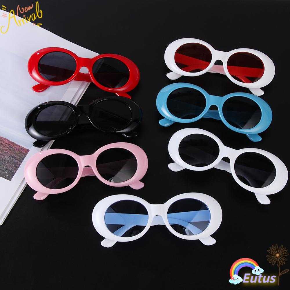 EUCA Kính Mát Hình Oval Chống Tia UV400 Thời Trang Mới 2021