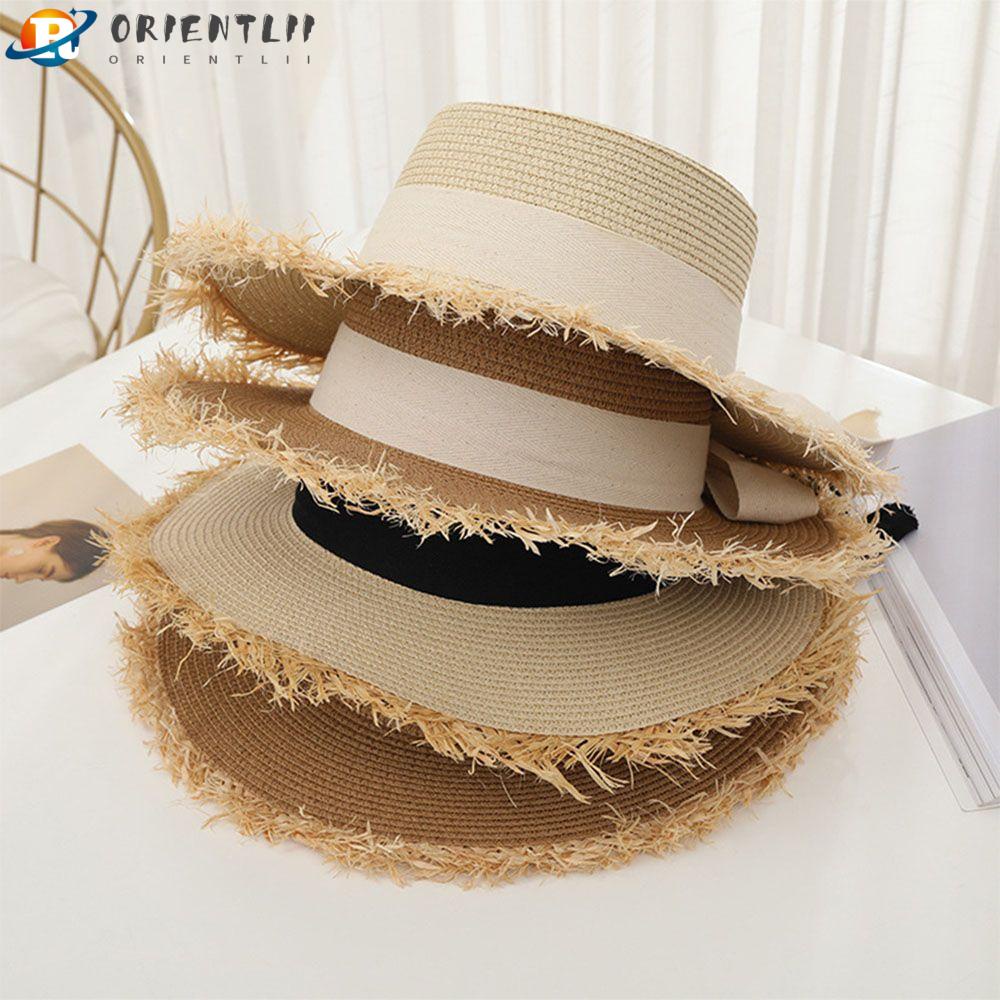 ORIENTLII Nón Vành Rộng Thời Trang Mùa Hè Cho Nữ