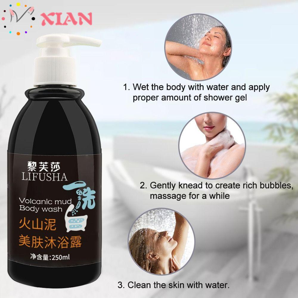 XIANTIN Sữa Tắm Bùn Núi Lửa 3 Trong 1 Giúp Dưỡng Ẩm Và Làm Trắng Da Hiệu Quả