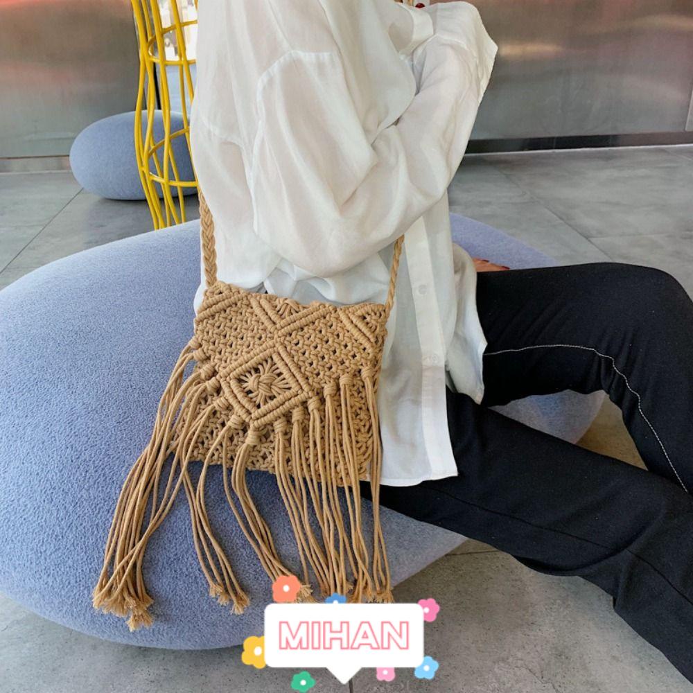 Túi Xách Rơm Đan Thời Trang Hè Cho Nữ MIHAN1