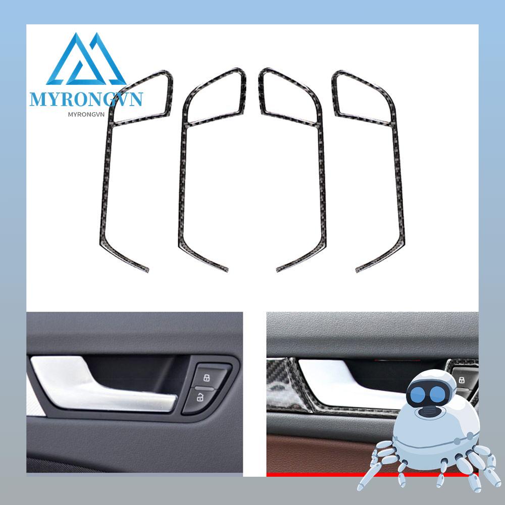 MYRONGVN Khung Trang Trí Tay Nắm Cửa Xe Hơi Audi A4 A5 B8 Chuyên Dụng