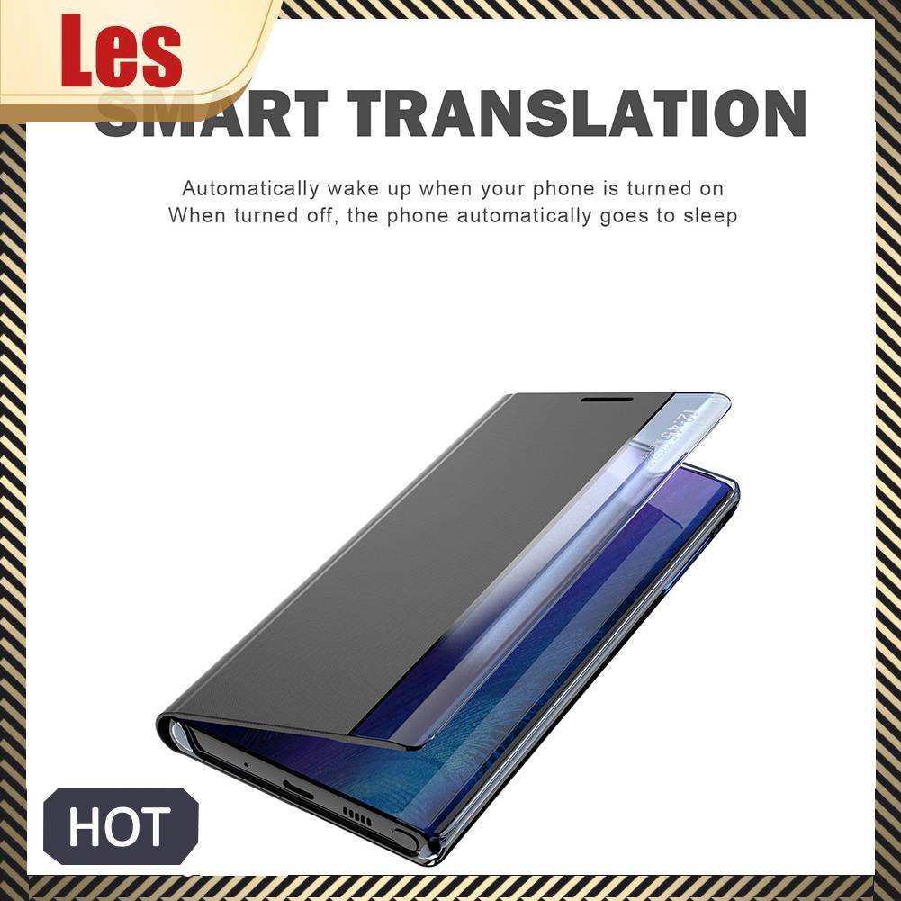 Bao Da Điện Thoại Nắp Lật Từ Tính Tự Động Cho Samsung Galaxy S23 Ultra