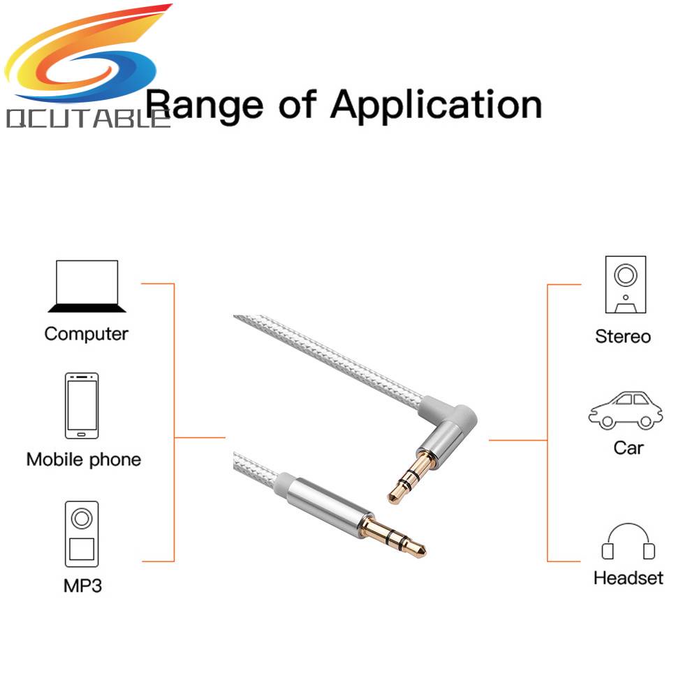 Dây Cáp Âm Thanh AV01S 3.5mm Cho Tai Nghe Trên Xe Hơi