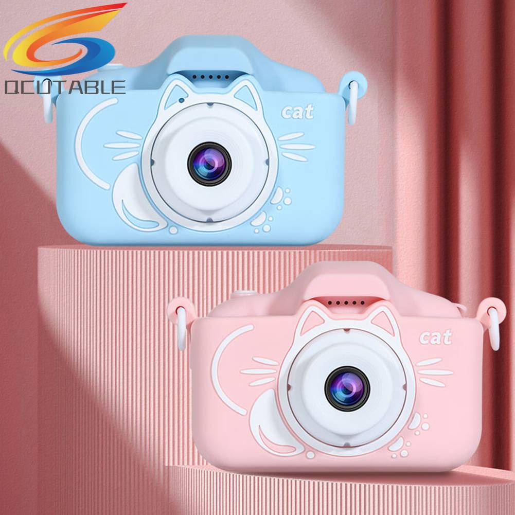 Máy Ảnh Đồ Chơi 20MP HD Màn Hình 2.0 Inch IPS Họa Tiết Hoạt Hình Đáng Yêu Cho Bé