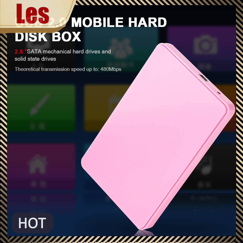 Hộp Đựng Ổ Cứng Ngoài 2.5 inch USB 2.0 SATA HDD