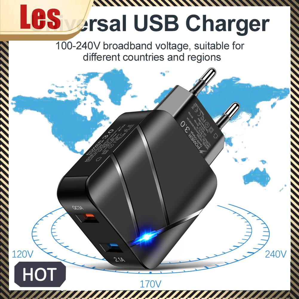 Củ Sạc Nhanh 28W Cổng USB 3.0 Cho Điện Thoại Và Máy Tính Bảng