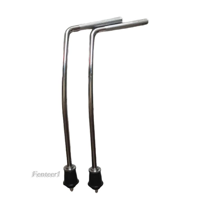 1 Cặp Chân Đánh Trống Bằng Kim Loại Chất Lượng Cao