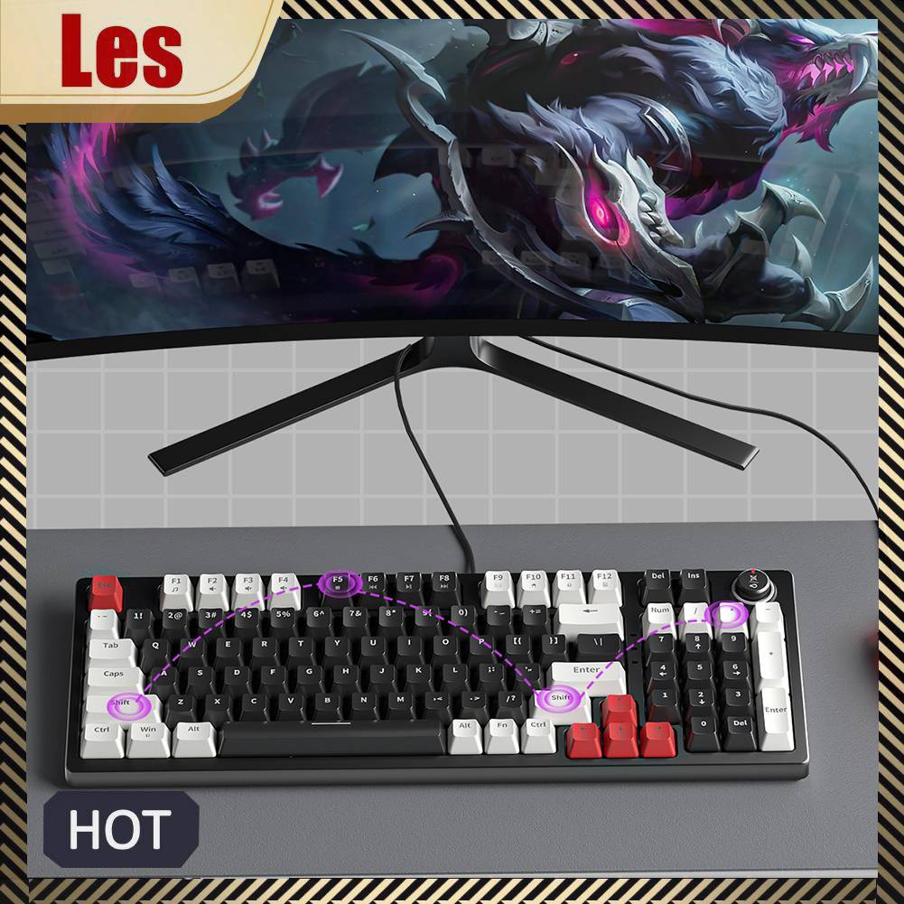 Bàn Phím Chơi Game 98 Phím Có Dây Dành Cho Máy Tính / Laptop