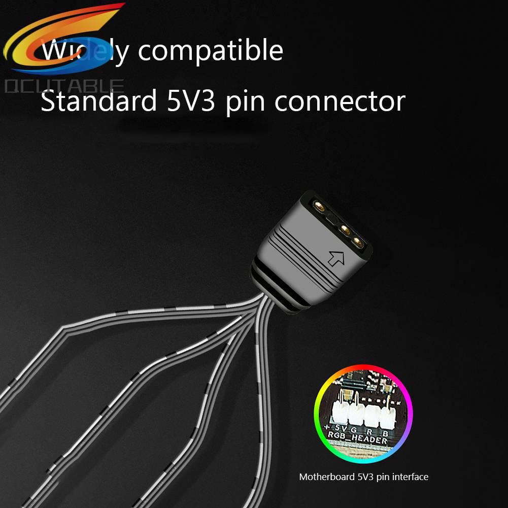 Dây Cáp Chia Cổng Quạt 5V 3Pin Cho Bo Mạch Chủ