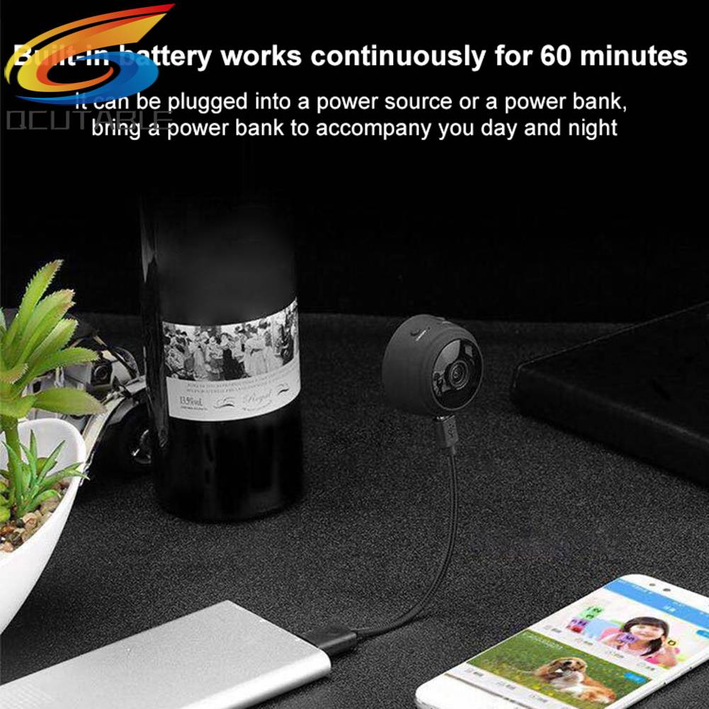 Camera Giám Sát Mini A9 Độ Phân Giải 720P HD, Kết Nối WiFi, Hỗ